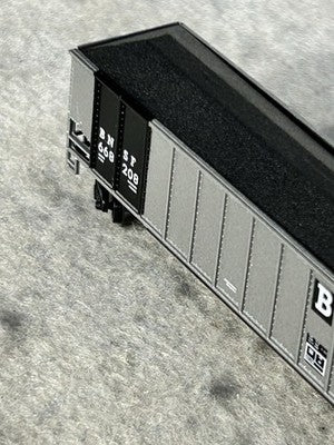 E & C Shops 100 Ton BNSF Beth Gon Coal Porter Hoppers N GAUGE/Coal Loads 6-Pak