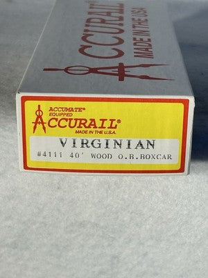 Select Accurail Various RR 40’ Box Car  Kits HO