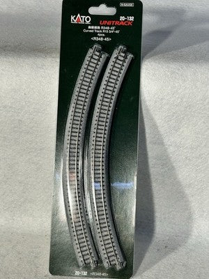 Nice KATO Unitrack Curved Track R 13 3/4  4 Pieces N Gauge