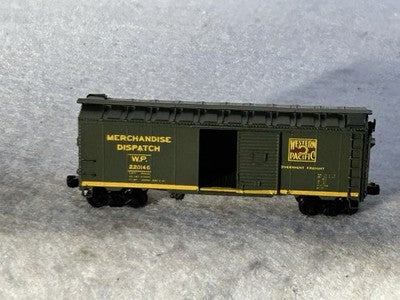 Nice Intermountain Western Pacific RR 40’ Box Car N Gauge