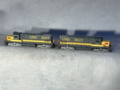 MRC/Lima Lehigh Valley RR Alco C-420 Locos HO (Ex Box, Railing-Minor Gear Noise)