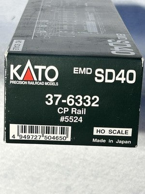 Brute Force KATO Canadian Pacific RR SD-40 Diesel Engine HO DCC Ready