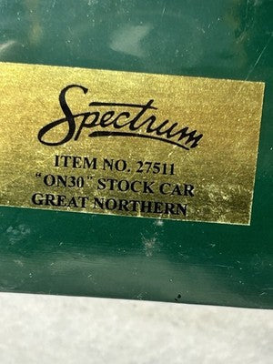 Beautiful Spectrum Great Northern RR Stock Car ON-30 Gauge