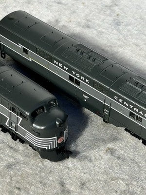 Vintage Life Like New York Central RR Lightning Scheme E-7 Loco Set A/B  N Gauge