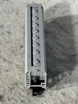 Nice Atlas New York Central RR 4-Bay Center Flow Covered Hopper Car N Gauge
