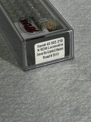 Nice Atlas Gold Series Rio Grande SD-50 DCC/ESU SOUND Diesel Loco N Scale