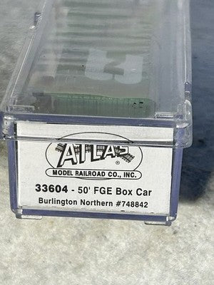Nice ATLAS Various Roads FGE 50’ Reefer N Gauge ( PLEASE SPECIFY CHOICE)