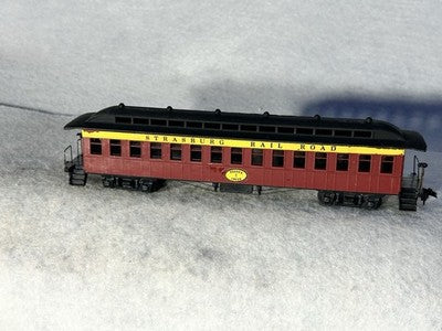 Rare Roundhouse Strasburg Railway Passenger 4 Car Set HO  (Ex Boxes)