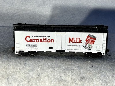 Nice Athearn Blue Box Carnation Milk 40’ BillboardBox Car HO (No Box)