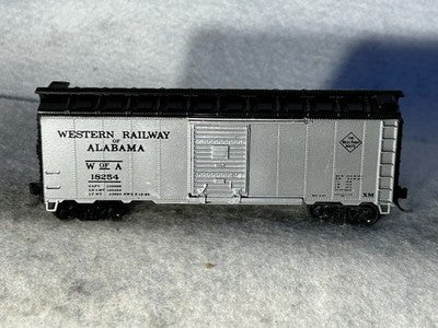 Cool  Athearn Blue Box Western Railway Of Alabama 40’ Box Car/KD’s(No Box)