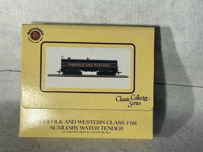 Collectible Bachman Norfolk &Western RR J-611/Water Tender Loco 3-Unit Set HO