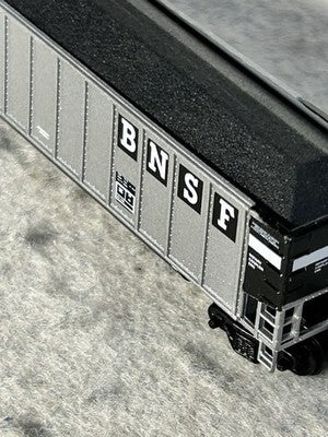 E & C Shops 100 Ton BNSF Beth Gon Coal Porter Hoppers N GAUGE/Coal Loads 6-Pak