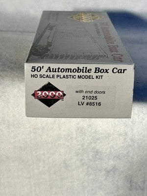 Proto 2000 Lehigh Valley RR 50’ Automobile Box Car Kit  HO