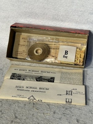 Cool Campbell Scale Models, HO Iowa School House Craftsman Kit