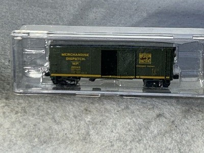 Nice Intermountain Western Pacific RR 40’ Box Car N Gauge