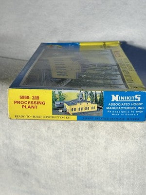 Cool AHM Minikits Processing Plant Commercial Building Kit HO