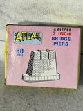 Nice ATLAS 3” Pier Kit 4 Pieces HO