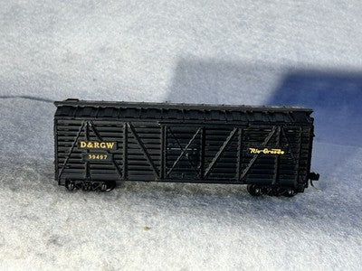 Handsome Athearn Blue Box Denver & Rio Grande RR 40’ Stock Car HO (No Box)
