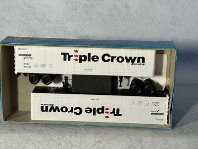 Cool Athearn Trailer Train HO 20 Cars + Trailers With End Of Train Light