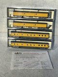 Beautiful KATO Union Pacific Streamliner 4-Car Passenger Set “A” N GAUGE