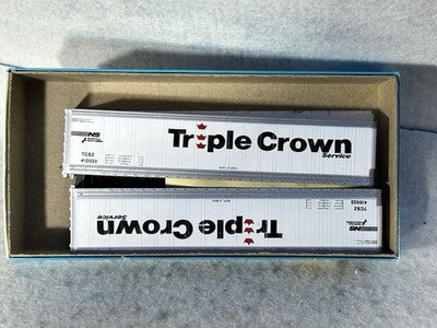 Cool Athearn Blue Box Norfolk Southern/CSX RR 45’ Trailer Kits (2 Sets) HO
