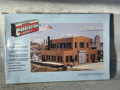 Nice Walthers Cornerstone Allied Rail Builders Commercial Building Kit HO