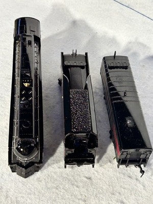 Collectible Bachman Norfolk &Western RR J-611/Water Tender Loco 3-Unit Set HO