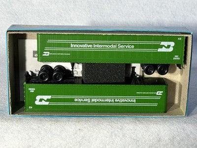 Cool Athearn Trailer Train HO 20 Cars + Trailers With End Of Train Light