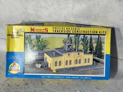 Cool AHM Minikits Processing Plant Commercial Building Kit HO
