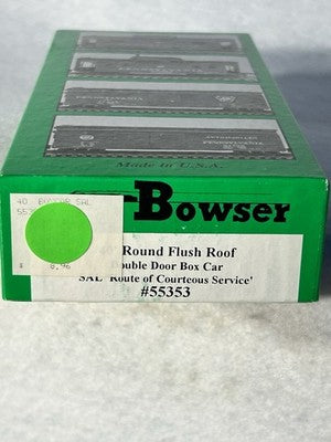 Nice Bowser Various Roads 40’ Box Car  Kits HO(PRICE IS PER CAR; Specify Choice)