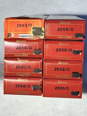 Classic Rivarossi Norfolk &Western RR 8 Car Passenger Heavyweight Set HO