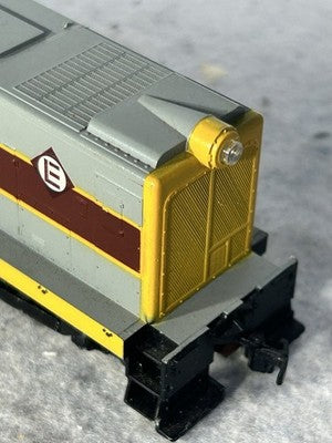 Nice Athearn Blue Box Erie Lackawanna RR Baldwin S-12 Loco HO (Ex One Side Rail)