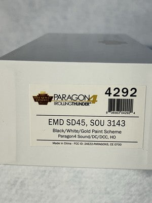 Beautiful BLI Southern RR SD-45 Hi Nose HO DCC/Sound Paragon 4