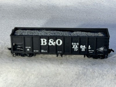 Nice Baltimore & Ohio Ballast Hoppers/Loads 2-Car Set (1 Box) HO