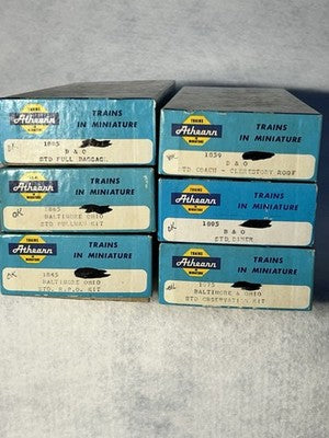 Cool Athearn Baltimore & Ohio RR F-7 A-B-A/6-Car Pass Set HO A & B Powered