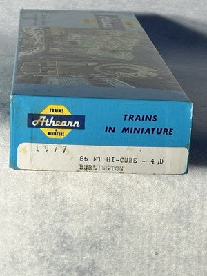 Beautiful Athearn 86’ Hi Cube Various Roads HO (PRICE/CAR-SPECIFY CHOICE)