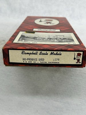 Cool Campbell Produce Shed Craftsman Kit HO