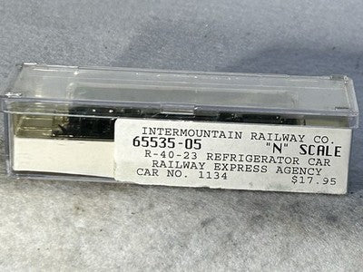 Nice Intermountain Railway Express Agency 40’ Reefer N Gauge