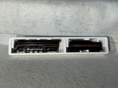 Collectible Bachman Norfolk &Western RR J-611/Water Tender Loco 3-Unit Set HO
