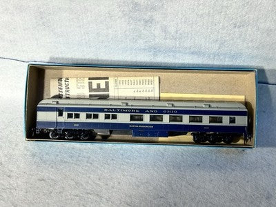 Cool Athearn Baltimore & Ohio RR F-7 A-B-A/6-Car Pass Set HO A & B Powered