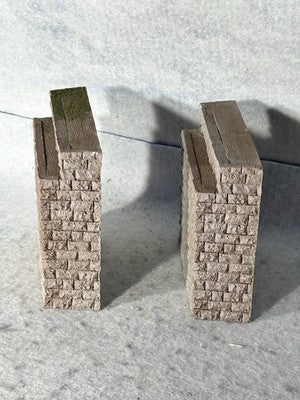 Nice Bridge Abutment Piers Resin Casting HO