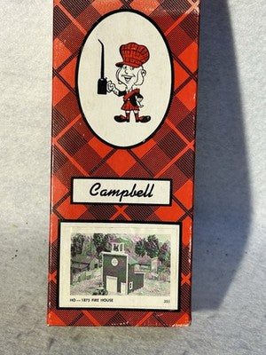 Campbell HO Scale Models, Fire House Craftsman Kit
