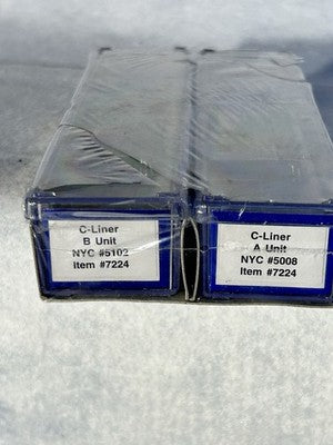 Beautiful Life Like New York Central RR LIGHTNING SCHEME C-Liner A/B Set N Gauge