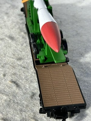 Lethal Bachman United States Air Force Flat Car With Missle HO