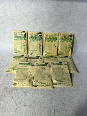Nice HO K-DEE # 16 Couplers 15 1/2 ~Packs For 31 Locos or European Equipment