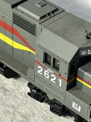 Vey Rare Athearn GP38/40 CSX/Family Lines RR Locomotive HO(No Box/Railings)