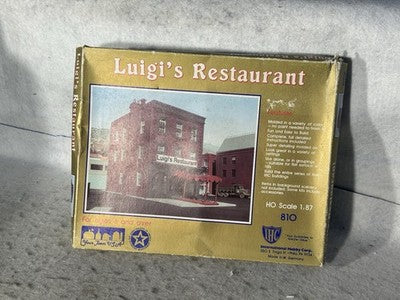 Nice IHC Luigi’s Restaurant Commercial Building Kit HO