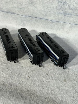 Cool Athearn Baltimore & Ohio RR F-7 A-B-A/6-Car Pass Set HO A & B Powered
