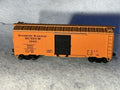 Athearn Danbury Museum 40’ Box Car HO KD Couplers/Weighted/Metal Wheels (No Box)