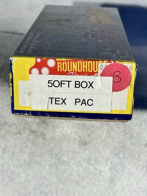 Nice Roundhouse Trio Of Southwestern 50’ Box Cars Mo PAC, So PAC, Tex PAC HO